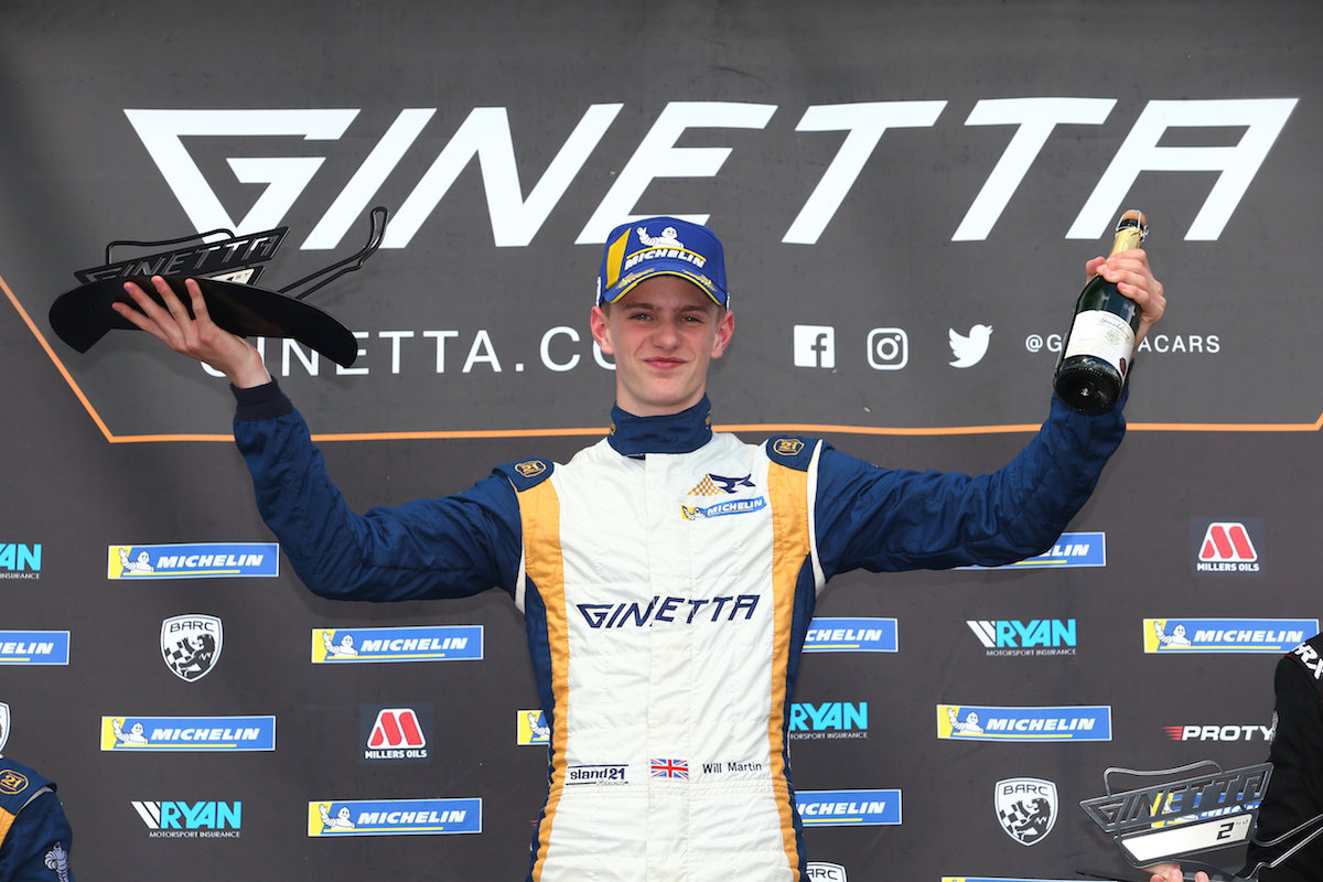 Double Ginetta Junior success for Richardson Racing at Oulton Park