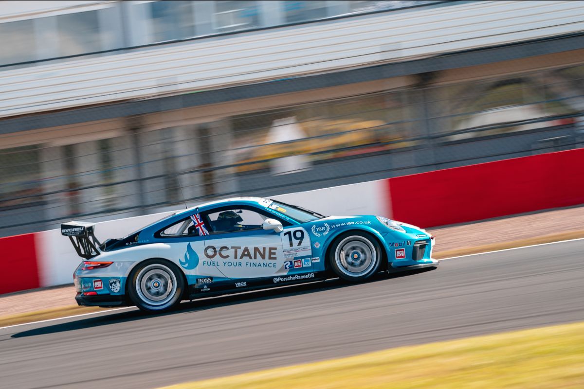 Octane Finance-backed Harry King storms to Porsche Carrera Cup debut win
