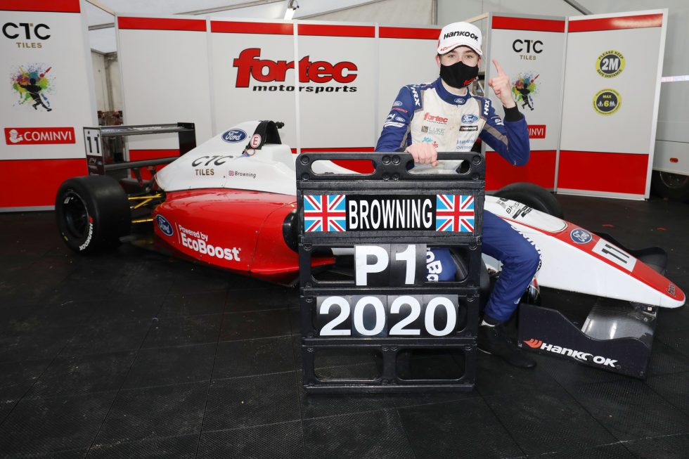 Luke Browning crowned champion in dramatic F4 finale