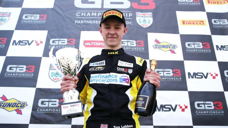 Tom Lebbon takes maiden GB3 victory at Silverstone